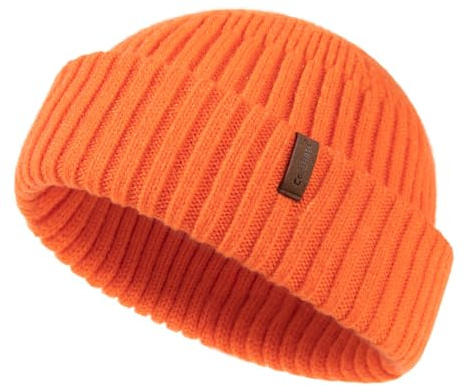 Comhats XL/XXL Gorro de pescador tipo beanie para cabezas grandes – Gorro de punto de mezcla de lana merina para hombres y mujeres, en colores clásicos y modernos, gorro de invierno cálido para el día