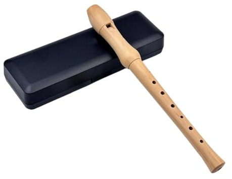 Blockflöjt Musikinstrument Träblockflöjt 8 Hål Tyskt Engelskt Blåsinstrument