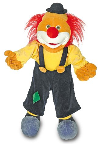 KUMQUATS Original Handpuppe Clown Oskar