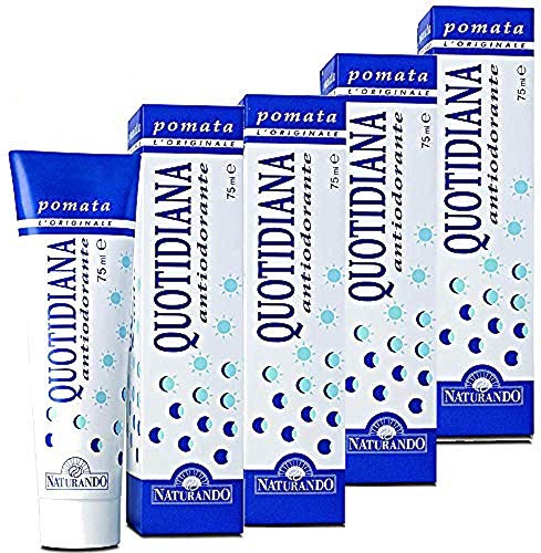Quotidiana rinfresca Crema Deodorante 75 ml - Naturando (4 Confezioni da 75 ml)