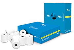 300 ROTOLI TERMICI PER CASSA 57X30 F.12 ROTOLI OMOLOGATI PER SCONTRINI Fiscali CF CARTA