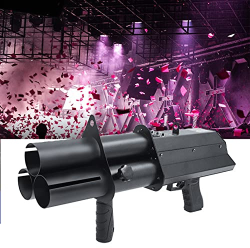 RayGenius Pistolet à Confettis éLectrique, Pistolet à Confettis Manuel, à Confettis éLectronique, Pistolet à Accessoires D'Ambiance De BoîTe De Nuit, Papier PulvéRisé De Mariage