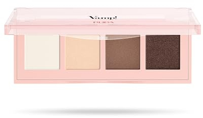 Pupa Palette 4 Ombretti Vamp! 001 Natural Matt - Una Selezione di Colori “must have” disponibile in 6 Varianti e 3 diversi Finish per creare Eye Make up Look da naturali a intensi