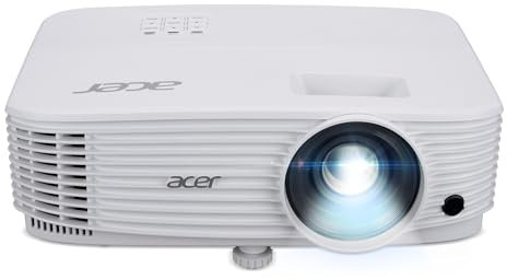 Acer X1526 DLP 1080P 4000 LM videoproiettore Proiettore a raggio standard 4000 ANSI lumen 1080p [1920x1080] Bianco (Acer X1526 DLP 1080p 4000 Lm 13 000:1 EMEA 3.7Kg EURO/UK Power HDMI Cable)