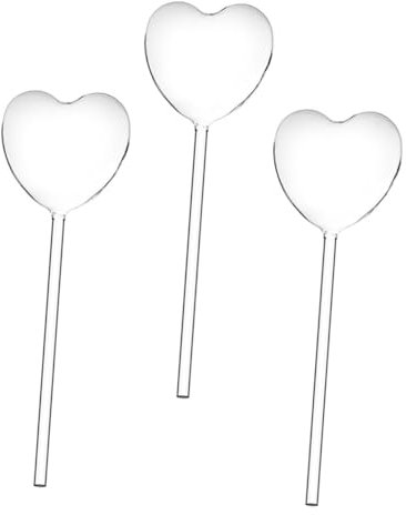 BESPORTBLE 3 Stück Bewässerungsgerät Iv Drinnen Selbstbewässernde Kugeln Saftig Klein Gewässer Pflanzen Anlage Blume Mini Tropfen Eingetopft Während Automatisch Besonderheit Groß Glas