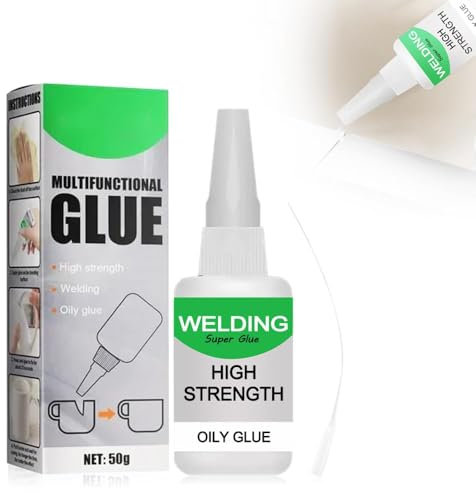 Superkleber Gel 2025 – Hochfester Schweißkleber auf Ölbasis, Starker Universalkleber für Metall, Kunststoff, Holz, Gummi & mehr – Multifunktionaler Reparaturkleber für Haushalt & Werkstatt (1)