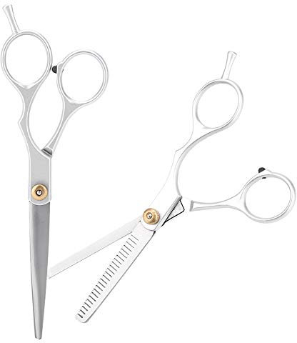 Phefop Fornitori di Diradamento dei Capelli Professionisti, Taglio di Capelli per Parrucchiere per il Soggiorno, Forbici di Assottigliamento in Acciaio Inossidabile per Famiglie o Animali Domestici