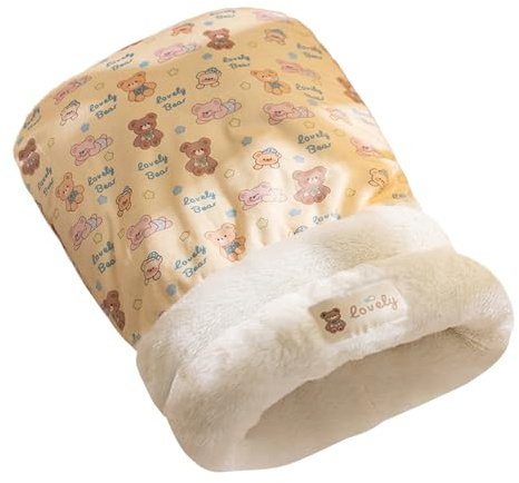 Cama para Gatos Dormir, Cama para Gatos de Invierno, Cueva Acogedora Y Cálida Lavable para Animales Pequeños para Descansar Y Jugar En Interiores Y Exteriores Durante Otoño E Invierno para Cachorros