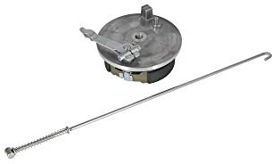Bremsschild hinten komplett einbaufertig mit Bremsstange - für Simson S51, S53, S70, S83