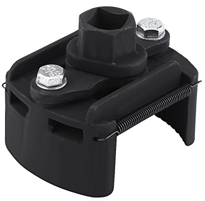 KIMISS Strumento di rimozione del carburante per rimozione olio combustibile regolabile a 2 ganasce regolabile 60mm-80mm a 2 ganasce ， Filtro olio