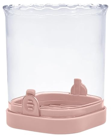 Obstschneider, Abnehmbarer Erdbeerschneider mit Druckplatte, Küchenhelfer für Gemüse und Obst (Rosa)