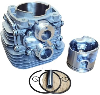 UYTGFO Passar till STIHL TS410 TS420 kapsågdelar TS420 ombyggnadssats inkluderar cylinder, vevaxellager, tätningar, packningar, brännarventil(Cylinder only)