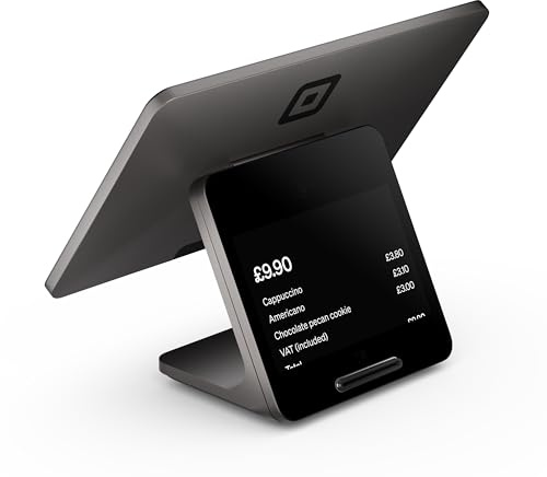 Square Register 2nd Gen (UK Version) | Touchscreen POS Till System | WiFi/Ethernet Connectivity | Chip & PIN, Contactless, Mobile Wallet Payments | Streamline Online, Click & Collect, Delivery Orders