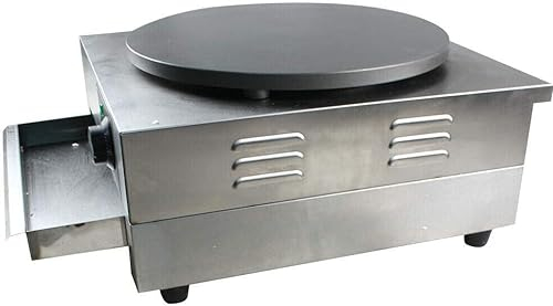 YUNRUX - Crepes Maker elettrico, 40 cm, per crepes Crepes Maker Crepes, piastra riscaldante, 3 KW, 220 V
