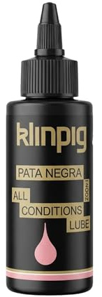 KLINPIG - Lubricante para Cadenas de Bicicleta Pata Negra Pig 100 ml, Aceite con Grafeno, Lubricación y Eficiencia, Cera Lubricante para Cadena de Bicicleta, para Condiciones Extremas y de Competición