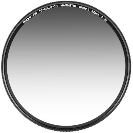 Kase Wolverine Revolution Magnetic 82mm Soft Grad ND8 3 Stop Shockproof Tempered Optical Glass Filter & Adapter