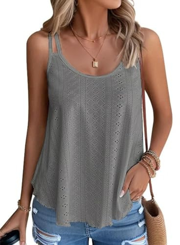 Tomatofrydan Canotta Estiva da Donna,Camicette da Donna,Base Tank Top Casual Senza Maniche Camicette Canotta Maglietta Tops