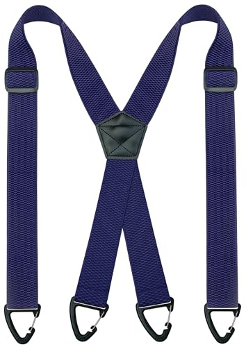 JEMYGINS Herren Outdoor Hosenträger X-Typ längenverstellbar med Dreieckige Anti-Rutsch-Schnalle