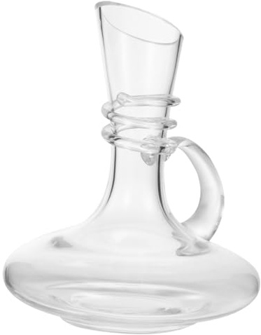 STOBAZA Carafe à Vin Verre Cristal Décanteur Rapide pour Cruche Légère et Pratique pour Vodka Whisky et Autres Boissons