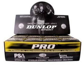Dunlop Pro (High Altitude) (Green Dot) Squash Ball BOX (12-Balls)