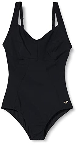ARENA Vertigo Low Einteiliger Badeanzug Damen C-Cup, Figurformender Bodylift Badeanzug, Powermesh-Technologie, Chlorbeständiger Sensitive-Fit-Stoff