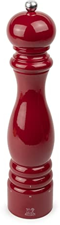 PEUGEOT - Pfeffermühle Paris u‘Select 30 cm - 6 voreingestellte Mahlgrade - Aus PEFC-zertifiziertem Holz - Passionrot lackiert