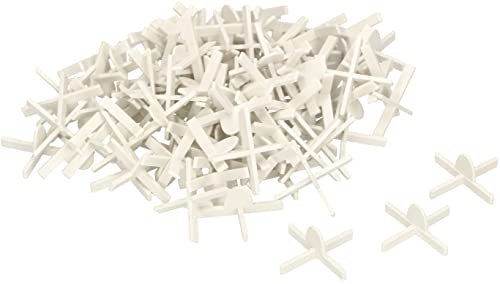 KOTARBAU® Crucetas para juntas 1 mm, 1000 UNIDADES, Distanciadores de plástico, Espaciadores de baldosas para lechadas, Cruces para colocar azulejos, Clips