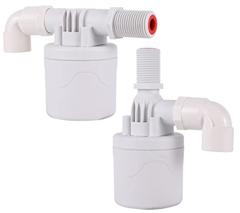 XMGKMN Sturdy Automatic Water Level Control Valve 1/2 Male Water Level Valve Installed Inside tTank Upper Water Inlet Liquid Level Valve 1pc (Color : 6-8cm)