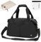 Ceneda Kleine Sporttasche Reisetasche mit Nassfach 40x20x25cm Trainingstasche für Damen Herren (Schwarz)