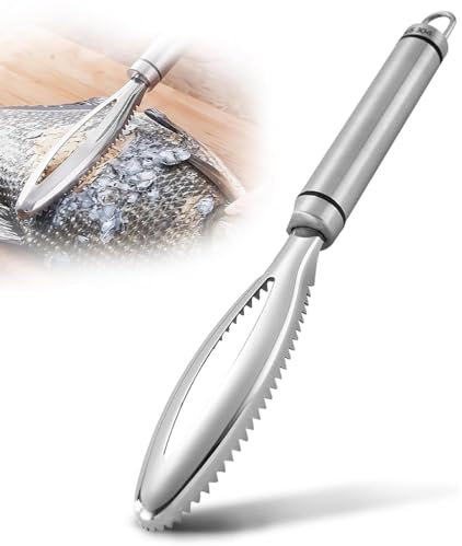 GHPKOTW Squamatore Di Pesce, Squamatore Di Pesce In Acciaio Inox Remover Squamatore Di Pesce, Professionale Squamatore Raschietto Pesce Raschietto Gadget Da Cucina