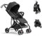 BugyKido Reise Buggy, Kinderwagen Zusammenklappbar, Kinderbuggy mit 5-Punkt-Gurt, Verstellbarer Rückenlehne und Regenschutz, für Neugeborene bis 3 Jahre