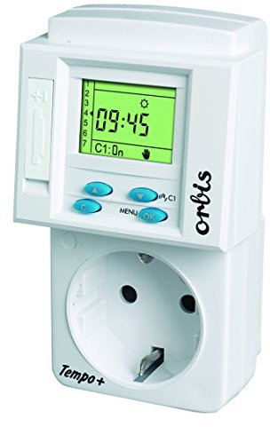 Tempo + 230 V. Programador ENCHUFABLE Digital con Display. Reserva 1 AÑO. 230 V