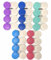 SUUM Portalentillas - 20 Unidades en 5 Colores Distintos | Estuche para Lentes de Contacto | Caja Porta Lentillas