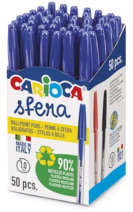 CARIOCA Sfera - Bolígrafos Esféricos Seguros Exámenes