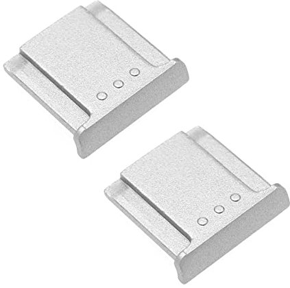 ECSiNG 2 x Blitzschuh-Abdeckungen, Ersatz, kompatibel mit Fuji X-T4 X-T3 T30 XPRO3 1 X-A2 X-E1 X-E2 X-T1 X-T10 X-PRO2X-PRO1X70 GFX 50S Kamera-Blitzschuh. Cover Protect ctor Cap