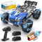 DEERC H16E Voiture Télécommandée 1:16 - Moteur Sans Balais 68 km/h, Course Rapide 4 Roues Motrices, 2 Batteries pour 40 Minutes d'Autonomie, RC 2,4 GHz pour Adultes et Enfants