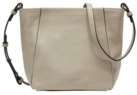 LIEBESKIND BERLIN Leder Umhängetasche Chudy Sheep Natural Hobo Bag Stone beige