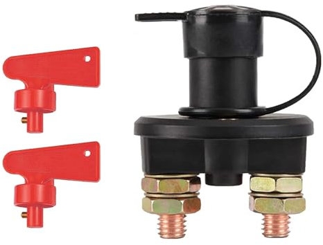 Staccabatteria Isolatore, Interruttore Batteria Principale, Interruttore di Disconnessione della Batteria, Isolamento Disconnessione Batteria, Isolatore Principale della Batteria,per Auto,Barca,Camion