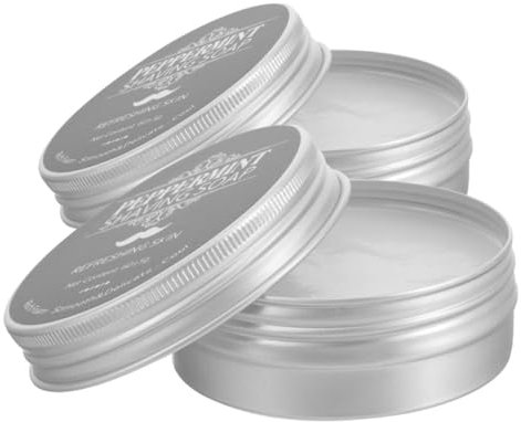 PACKOVE 2 Pezzi Sapone Da Barba Detergente Per Barba Shampoo Da Barba Per Uomo Olio Essenziale Di Menta Piperita Black