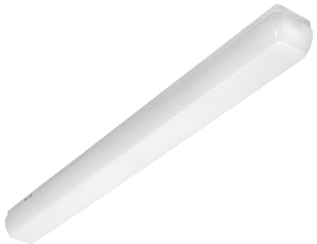 ELG Leuchten LED Aufbauleuchte Pendelleuchte 116cm 4000K 18-30W 2250-3720lm IP54 Wasserfest Schlagzäh Feuchtraumleuchte Garagenbeleuchtung Werkstattlampe Kellerleuchte