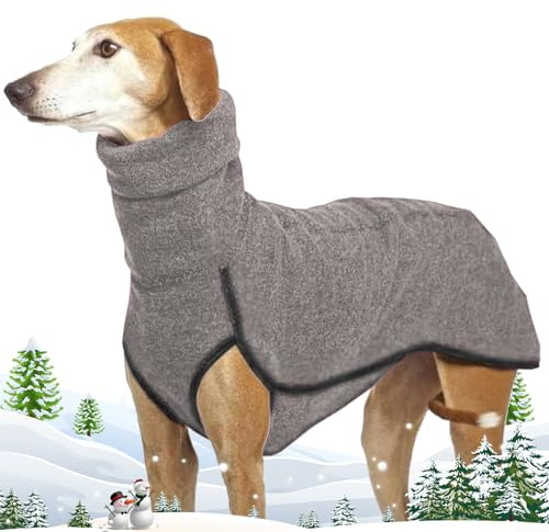 Ropa De Galgo Italiano, Mameluco para Perro, Jersey Galgo Whippet, Ropa Perro Grande Suéter De Cuello Alto Sin Mangas para Mascotas, Ropas Cálida De Invierno con Tejido Elástico Y Suave