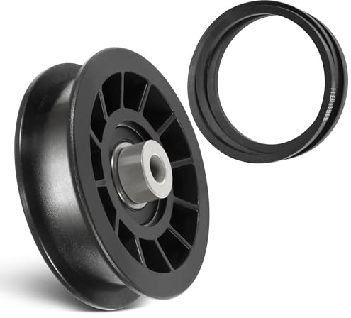 539110311 539110411 Drive Idler Pulley Drive Belt Kit Fit for Husqvarna Z254F 460ZX Z200 Lawn Mower/Tractor, Replace 607163 14259 12400