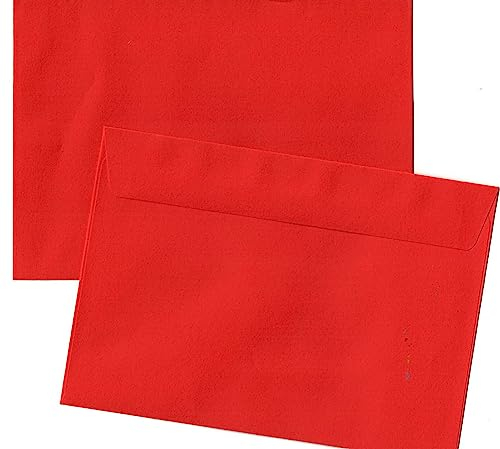 25 Briefumschläge C6 rot 100g