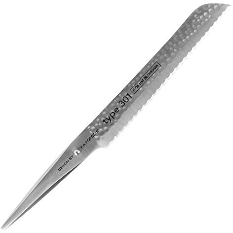 Chroma P06HM Brotmesser type301 Design by F.A. Porsche anti-stick gehämmert KLinge 21cm