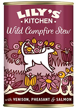 Lily's Kitchen Natural Adult Wet Dog Food Tin Campfire Stew Grain-Free Recipe 6 x 400g