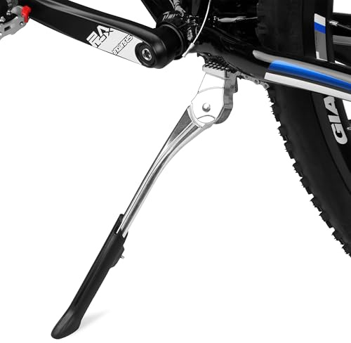 BV Adjustable Bicycle Bike Kickstand with Concealed Spring-Loaded Latch, for 24-29 Inch Bicycles