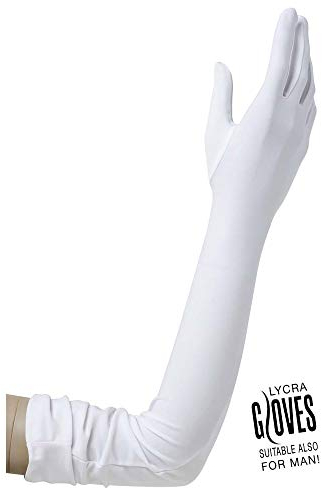 W WIDMANN MILANO Party Fashion - Handschuhe, 60 cm lang, Karneval 20er Jahre, Party Thema
