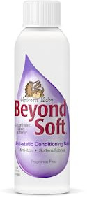 UNICORN BABY Beyond Rinse. Anti-Static Conditioning for Wool, Knits, Cloth Diapers, Baby Clothing, Yarn, Cashmere, Cotton, Hemp, Heirlooms, and Synthetic Fabrics. Fragrance Free. 4 oz