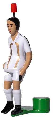 TIPP-KICK Madrid Top-Kicker I Original Football Player Figures for Kids and Adults I Suitable for all Table Football Games I White Jersey
