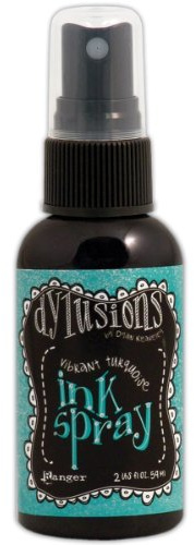 Ranger DYC-33943 Dyan Reaveley's Dylusions Collection Ink Spray, Vibrant Turquoise
